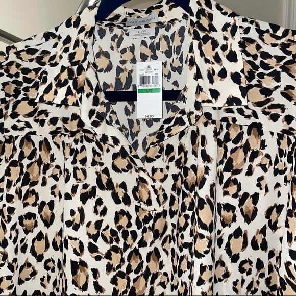 NWT Leopard print top - Picture 3 of 5